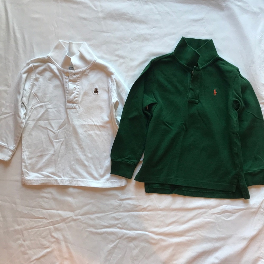 Gap and Polo long sleeve polos